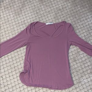 light purple long sleeve
